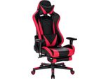 Sedia Da Gioco Luxe - Rosso - Ergonomica - Con Poggiapiedi - Regolabile In Altezza - - Sedia Da Gioco E Da Ufficio