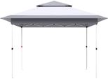 Vaylen Gazebo Pop-Up Paviljoen - 3,6X3,6 M - Impermeabile E Uv 50+ - Inclusa Borsa Di Stoccaggio Con Ruote - Grigio Chiaro - Per Giardino, Terrazza Ed Eventi