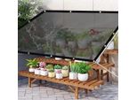 Telone In Pvc Trasparente Opulence - Con Occhielli - Resistente Alle Intemperie - Impermeabile - Pellicola Di Copertura Per Giardino, Veranda E Terrazza - 200X600 Cm