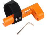 Livella Ad Asta Regolabile, Bolla Orizzontale Portatile Per Righello A Torre, Ad Angolo Retto, 90 Gradi, Universale, RL04-OR, Arancione, Rosso
