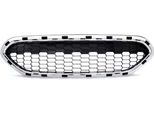 Griglia Paraurti Anteriore A Nido D'ape - Cromo/Nero - Adatta A Ford Fiesta (2014-2018) - Accessori Auto