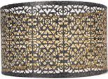 Paralume In Metallo, E14, E27, Ferro, Scavato, Moderno Paralume Decorativo A Cilindro Per Tavolo, Parete, Soffitto, Nero E Oro