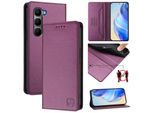 Custodia In Pelle Per Infinix Hot 60 5G/Hot 60I 4G, Custodia Flip Con Slot Per Carte, Portafoglio E Supporto Viola