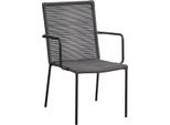 Sedie Da Giardino Bolt Edge - Poltrona Lounge E Relax Per Esterni - Antracite - Portata 130 Kg