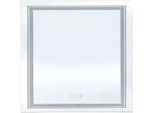 Luviospecchio Da Bagno - Con Illuminazione Rgb - 80X80 Cm - Quadrato - Per Il Bagno, Il Trucco E Il Montaggio A Parete - Luce Dimmerabile