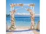 Arco Di Rose Opulence - Arco Di Rose Moderno - Per Giardino O Matrimonio - Decorazione - Per Piante Rampicanti - Metallo - 260×260?Cm
