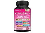 Myo Inositol, D-Chiro Inositolo + Vitamina D3+K2 (120 Capsule) Integratore Alimentare, Salute Delle Donne, Equilibrio Ormonale, Cuore, Sistema Immunitario, Ossa