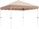 Gazebo Pop-Up Valora - 3X3 M - Impermeabile E Uv 50+ - Con 4 Zandzakken E Draagtas - Beige - Per Giardino, Terrazza Ed Eventi All'aperto