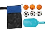 Set Da Gioco Per Il Lancio In Spiaggia All'aperto Con Borsa A Rete, Palline, Pala Per Famiglia, Adulti, Amici, Ragazzi E Ragazze