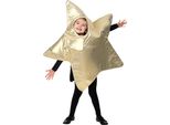 Smiffys - Costume Per Bambini, Disegno Natalizio SM157 (Taglia Unica) (Oro)