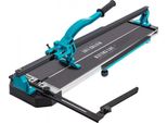 Tagliapiastrelle 600 Mm - Tagliapiastrelle Manuale - Tagliapiastrelle Di Precisione Con Laser A Infrarossi - Per Piastrelle In Ceramica E Gres Porcellanato - Struttura In Alluminio