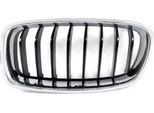 Griglia Racerline - Griglia Paraurti Anteriore - Per Bmw Serie 3 F30/F31/F35 (2012-2018) - Cromo E Nero