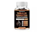 Tribulus Terrestris + Panax Ginseng 9200Mg (120 Capsule) Integratore Alimentare, Energia, Resistenza, Aumento Del Testosterone, Salute Maschile