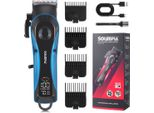 Inf Tagliacapelli Elettrico Con Display Led - Regolabarba Professionale Cordless Blu