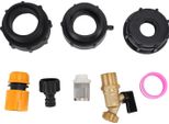 Adattatore Per Serbatoio Ibc Tubo Flessibile 62 Filettatura Fine S60X6 Rubinetto Di Collegamento Acqua Ottone