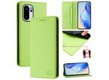 Custodia In Pelle Per Oneplus Ace 6, Flip Case Con Slot Per Carte, Portafoglio E Supporto Verde