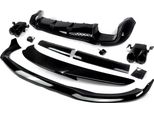 Dynasport Lipdiffuser - Spoiler Anteriore - Stile Bs - Nero Lucido - Per Mercedes-Benz Classe S W223 (2021-2023) - Accessori Auto