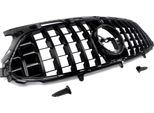 Gt Grille Nitros - Griglia Paraurti Anteriore - Per Mercedes Classe Gla H247 (2020-2023) - Nero Lucido - Stile Gt - Accessori Auto