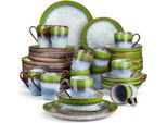 Set Da Portata Lustré - 48 Pezzi - 12 Persone - Durec Green - Servizi Da Tavola - Piatti Da Portata - Piatti Fondi - Piatti Per La Colazione - Piatti Da Portata - Piatti Da Portata Per La Cucina
