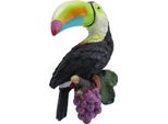 Tucano Abbraccia Alberi, Statua Da Giardino Appesa, Resina Sintetica Multicolore, Scultura Di Uccello Esotico Tropicale, Ornamento Per Prato, Veranda, Cortile, Patio, Terrazza, Giardino