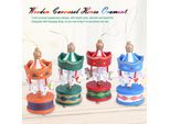 Carosello Di Legno Cavallo Orament Merry Go Round Decorazione Per La Stanza Di Natale Regalo Per Bambini