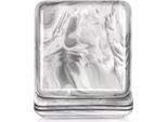 Set Di Stoviglie Diamond - 4 Persone - Ceramica Marmerlook - Piatto Da Pranzo E Piatto Da Colazione