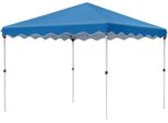 Gazebo Pop-Up Valora 3X3 M - Padiglione E Tenda Per Feste - Impermeabile - Uv 50+ - Giardino, Terrazza E Spiaggia - Blu