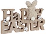 Decorazione Pasquale Scritta Di Buona Pasqua Con Coniglietto In Legno