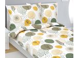 Biancheria Da Letto In Flanella - Grigio, Beige, Bianco - 140X220, 70X90