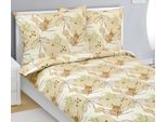 Biancheria Da Letto In Flanella - Beige, Verde, Marrone - 140X220, 70X90