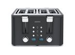 Arendo Toaster, 4 Kurze Schlitze, FüR 4 Scheiben, 1750 W, Automatik, Edelstahl, WäRmeisolierendes DoppelwandgehäUse