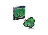Mattel HTH75 - Mega - PokéMon - Bisasam Pixel Art Bauset, 374 Teile