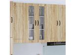 Vidaxl Pensile Da Cucina Rovere Sonoma 60 X 31 X 100 Cm Materiale In Legno