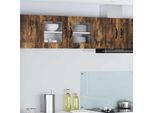Vidaxl Mobiletto Da Cucina Con Ripiano 2 Pezzi Rovere Fumé 40 X 31 X 40 Cm