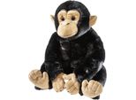 Heunec Misanimo Scimpanzé Di Peluche 60 Cm - Occhi Di Plastica, Lavabile