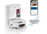 Bosch BCRD2W Spotless Advanced + Robot Aspirapolvere Con Funzione Di Pulizia, 11000 Pa Home Connect, Bianco