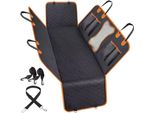 Coprisedile Posteriore Per Cani - Impermeabile - Coprisedile Auto Per Cani - Lavabile - Protezione Per Sedile E Panca Posteriore - Nero