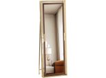 Specchio A Figura Intera 160 Cm - Da Appoggio O Da Parete - Cornice In Acciaio - Per Camera Da Letto, Soggiorno E Spogliatoio