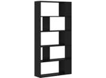 Vidaxl Libreria In Rovere Nero 80 X 24 X 159 Cm Materiale In Legno