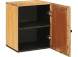 Vidaxl Armadio A Muro Per Bagno Marrone 38 X 33 X 48 Cm In Legno Massiccio Di Mango