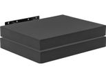 Mensole A Muro - Mensole Sospese - Set Di Due - 25X23X3,8 Cm - Mdf - Portata Fino A 5 Kg - Verde Scuro