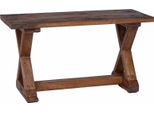 Vidaxl Panca Naturale 85 X 35 X 45 Cm In Legno Massiccio Di Recupero