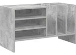 Vidaxl Armadio Record Grigio Cemento 78,5 X 35 X 45 Cm Materiale A Base Di Legno