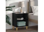 Maison Exclusive - Comò 2 Pezzi Effetto Rovere Nero 40 X 30 X 50 Cm