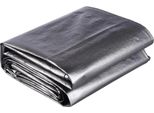 Telone In Pe - Telone In Tessuto Impermeabile Con Occhielli - 2X3 M - 280 G/M² - Resistente Ai Raggi Uv - Occhielli Ogni 50 Cm - Resistente - Grigio