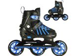 Nils Extreme NA18812 Pattini In Linea Regolabili - Blu Scuro - Taglia S (29-33) - ABEC9 - Ruote Da 100 Mm