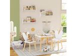 Scaffale Da Parete Per Bambini - Libreria - Dimensioni 45 X 23 X 12,7 Cm - Legno - Montaggio A Parete - Per La Camera Dei Bambini/La Stanza Dei Giochi - Richiede Il Montaggio - Beige
