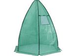 Mini Serra - Serra In Foglio - 69X49X158 Cm - Pe Con Telaio Tubolare In Acciaio - Semitrasparente Resistente Ai Raggi Uv - Resistente Agli Strappi - Taglia M