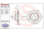 2X Disco Freno Brembo 09.5673.1X Per Subaru Impreza Hatchback (Gr Gh G3)