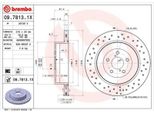 2X Disco Freno Brembo 09.7813.1X Per Subaru Impreza Notchback (Gd) 67Mm 316Mm